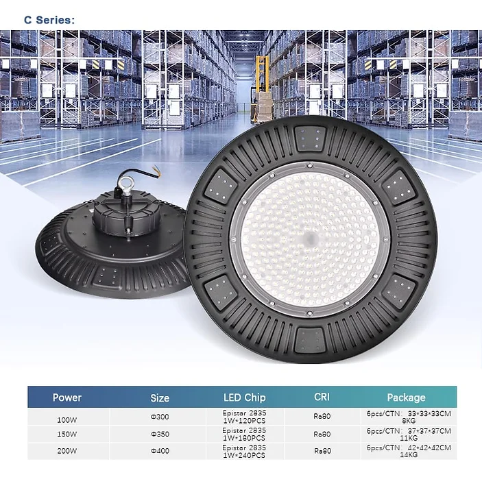 Đèn UFO HighBay Light Series C KG-LHB-200W-C