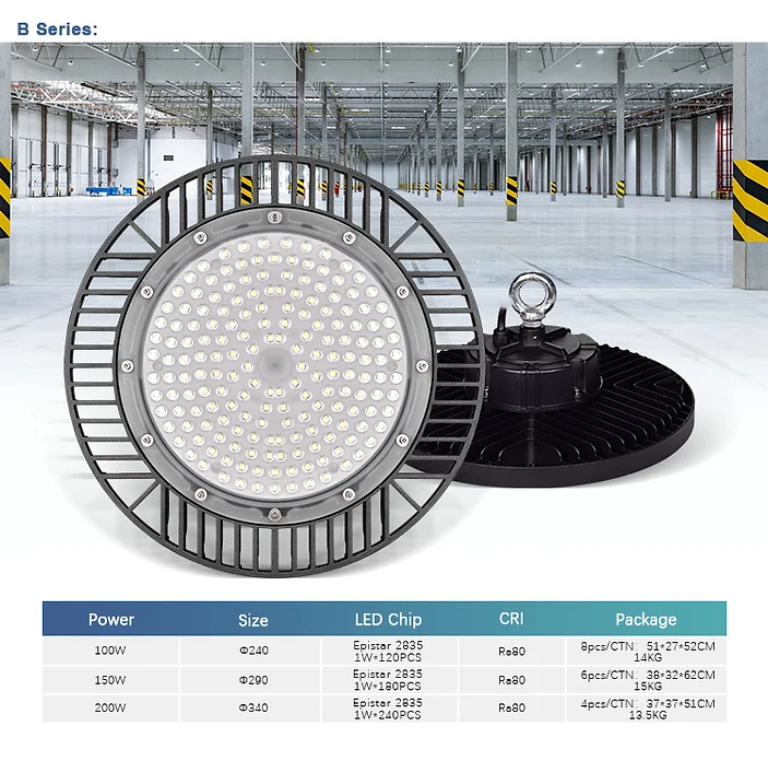 Đèn UFO HighBay Light Series B KG-LHB-200W-B