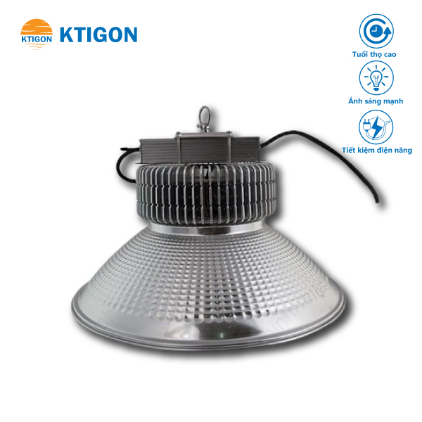 Đèn Led cho nhà xưởng có chóa 150W KGLED-CC150
